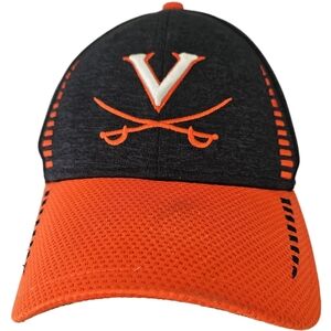 Virginia Cavaliers L Hoos NCAA New Era 9FORTY Spap Back Hat One Size Blue Orange